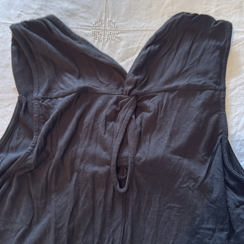Cynthia Rowley Embellished Black Sleeveless Top size M - Picture 6 of 8